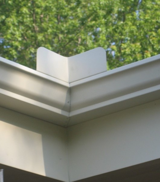 installed gutters on a home in columbus oh