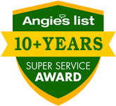 Agies List 10+ years in business service award