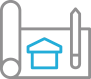 Home architecture siding price icon