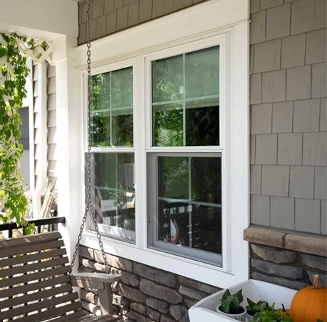 $750 white double hung windows