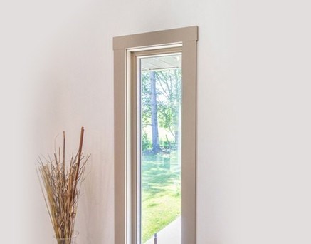 $736 brown picture window