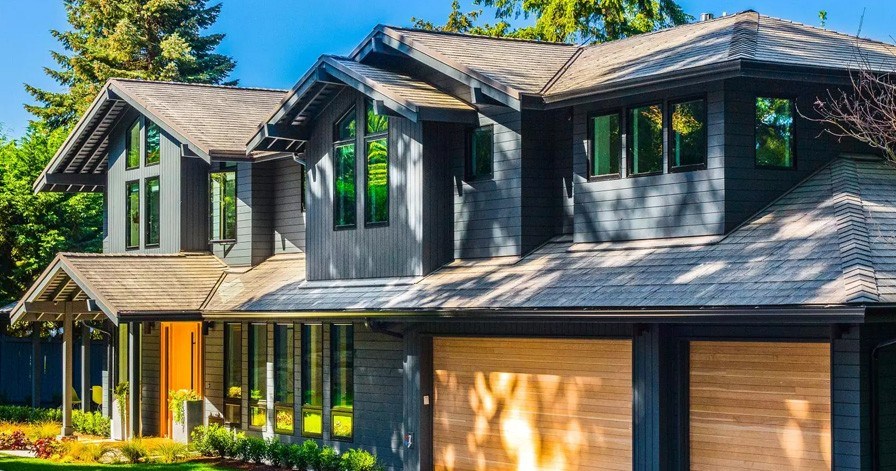 Stone-coated metal roofing on home in Ohio