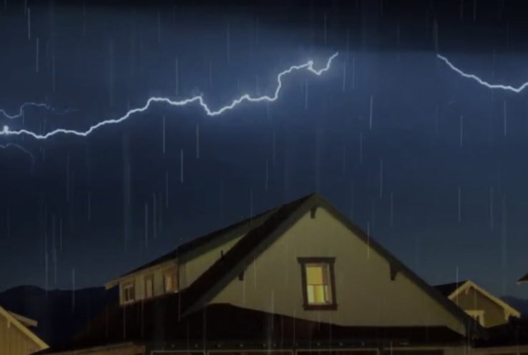 lightning damage needing roof repair in columbus oh